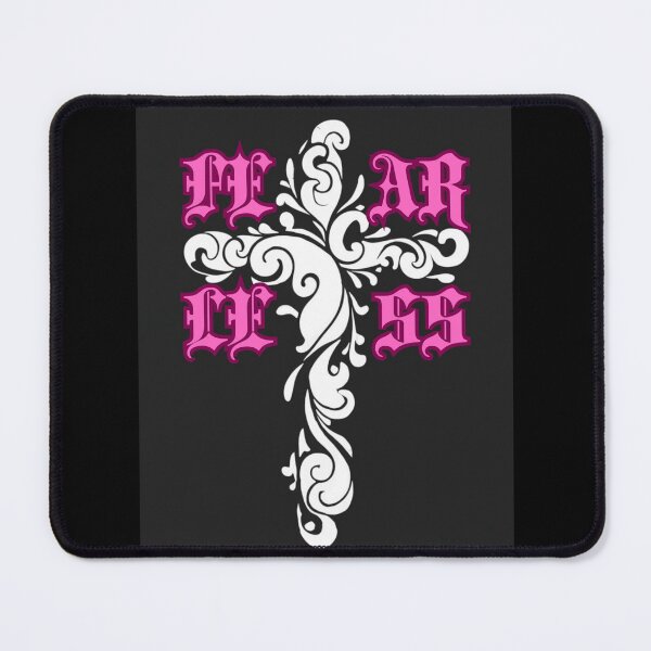 Item preview, Cross with word Fearless in artistic christian style happy cute romantic gifts designed and sold by thankful-loco.