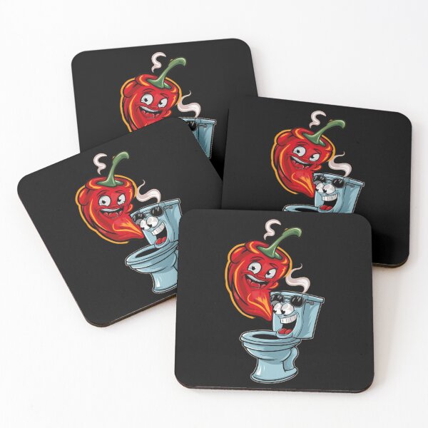 Item preview, Toilet Fun-Fiery Pepper designed and sold by Pixel-Forge.