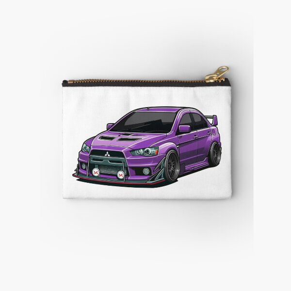 Item preview, Purple Mitsubishi Lancer Evolution JDM designed and sold by Slammed Sketches.