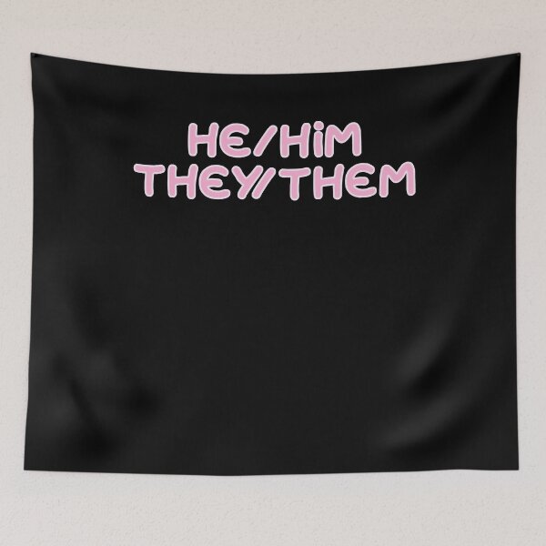 Item preview, he him they them designed and sold by BritySpear.