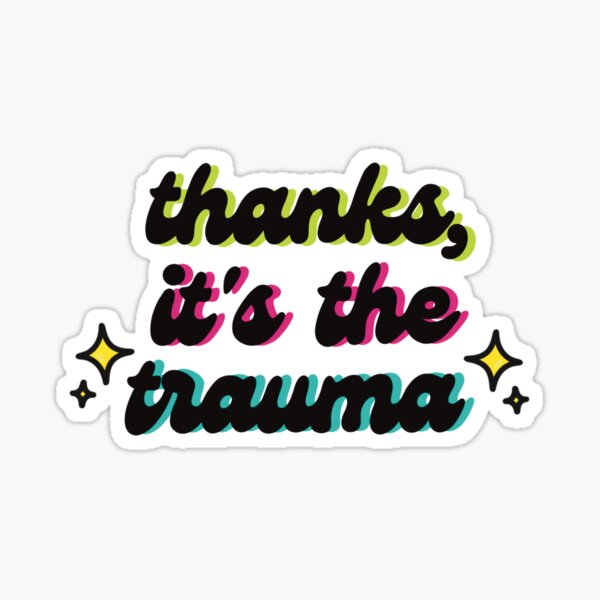Item preview, Neon Thanks it's the Trauma designed and sold by discomothink.