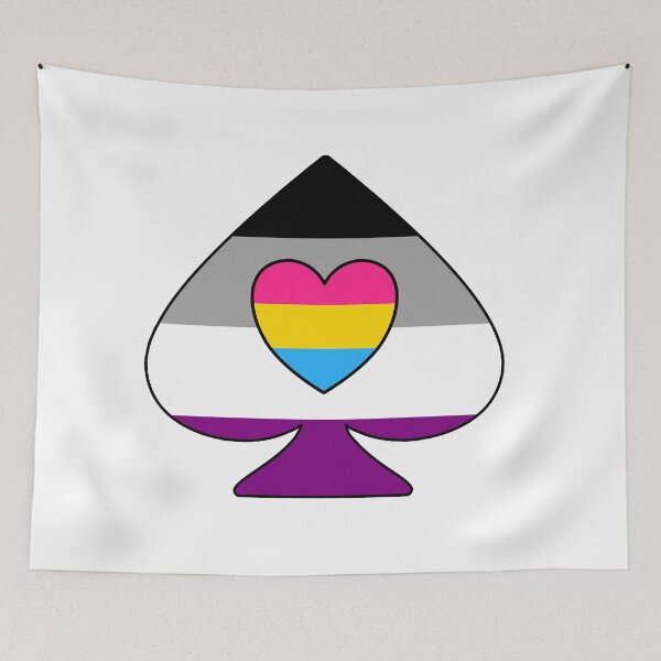Item preview, Asexual Panromantic Ace designed and sold by Inspirationmotivation.