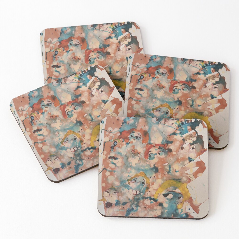 Item preview, Coasters (Set of 4) designed and sold by Rorschach68.