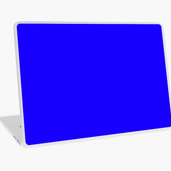 Neon Blue Laptop Skin
