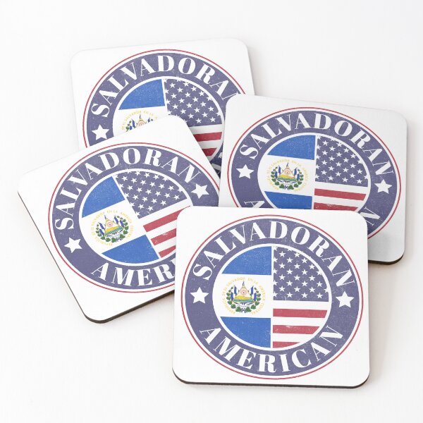 Item preview, Proud Salvadoran-American Badge - El Salvador Flag designed and sold by chrisrivait.