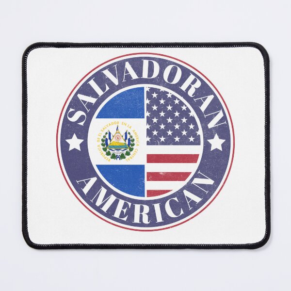 Item preview, Proud Salvadoran-American Badge - El Salvador Flag designed and sold by chrisrivait.