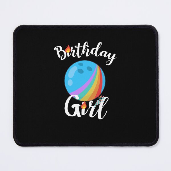 Item preview, Funny Rainbow Birthday Bowling girl designed and sold by MotivaChic.
