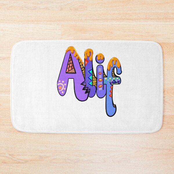 Item preview, Alif in graffiti bubble letters The top 10 best Personalized Custom Name gift ideas for Alif designed and sold by Artonmytee.