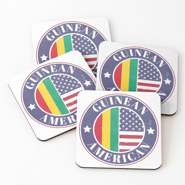 Item preview, Proud Guinean-American Badge - Guinea Flag designed and sold by chrisrivait.