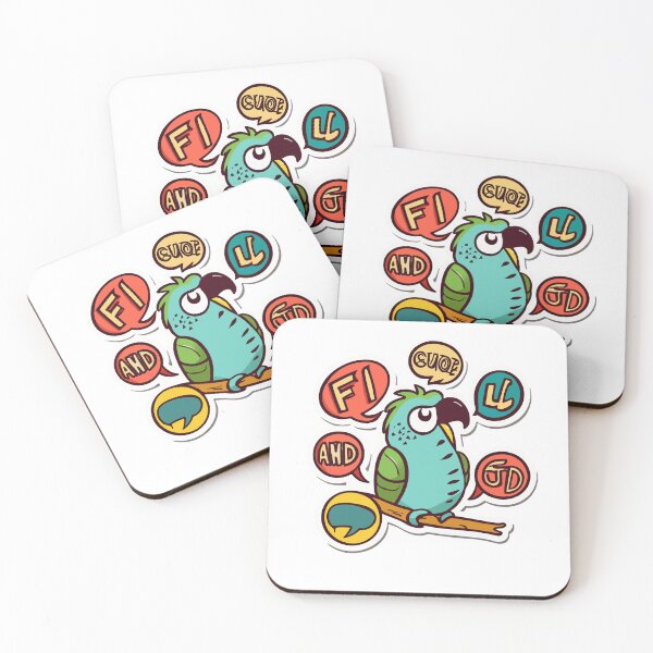 Item preview, Polyglot Parrot Language Expert designed and sold by NiftyWrx.
