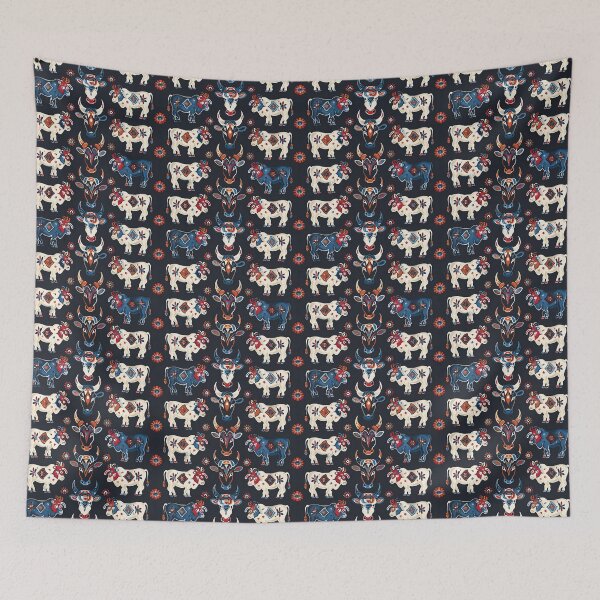 Item preview, Ethnic cows and bulls designed and sold by Folksy Living.