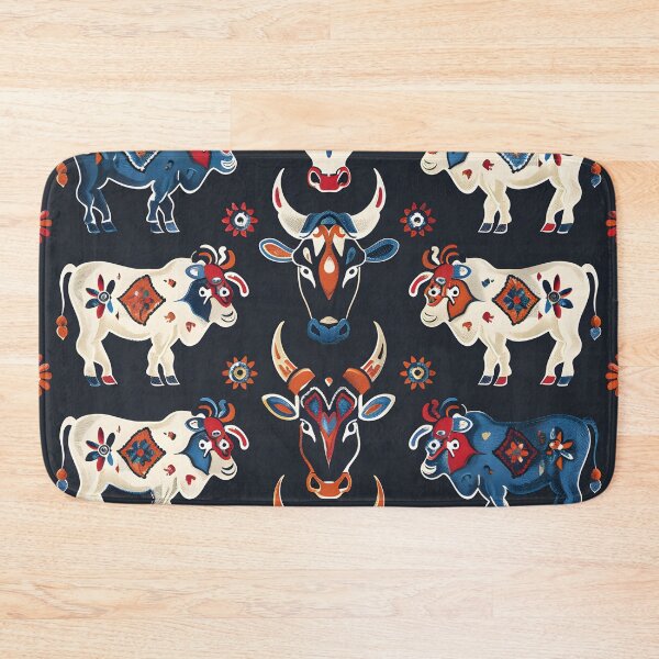 Item preview, Ethnic cows and bulls designed and sold by Folksy Living.