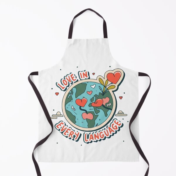 Item preview, Love in Every Language Globe Heart Sticker designed and sold by NiftyWrx.