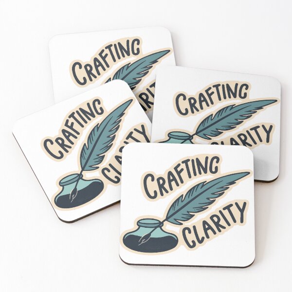 Item preview, Crafting Clarity Quill & Inkwell Design designed and sold by NiftyWrx.