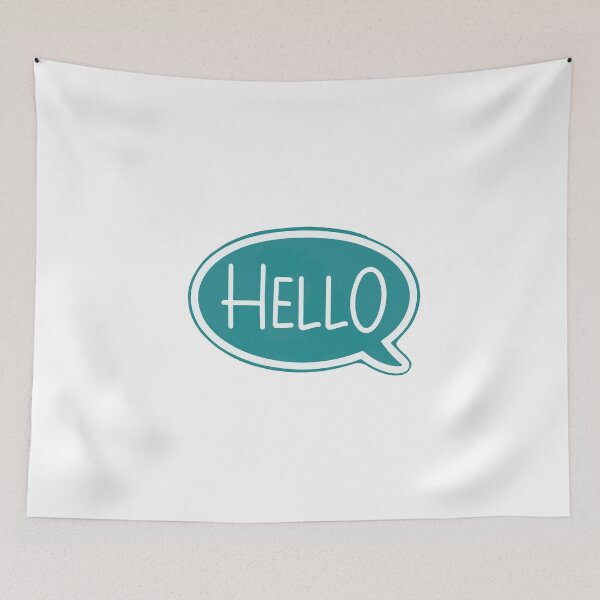 Item preview, Multilingual Greeting Speech Bubble designed and sold by NiftyWrx.