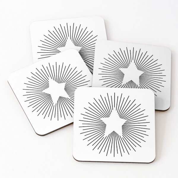 Item preview, Star Burst Black and White Graphic designed and sold by ellenhenry.