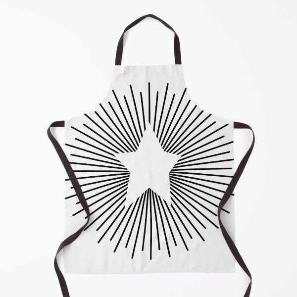 Item preview, Star Burst Black and White Graphic designed and sold by ellenhenry.