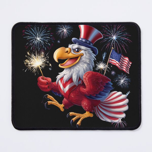 Item preview, Happy 4th of July Eagle Paint Art 3D Model designed and sold by Charlygood.