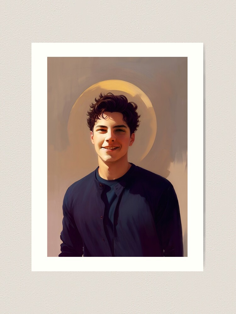 Thumbnail 1 of 3, Art Print, Blessed Carlo Acutis, Millennial Saint (soon to be) designed and sold by Varnachitra.