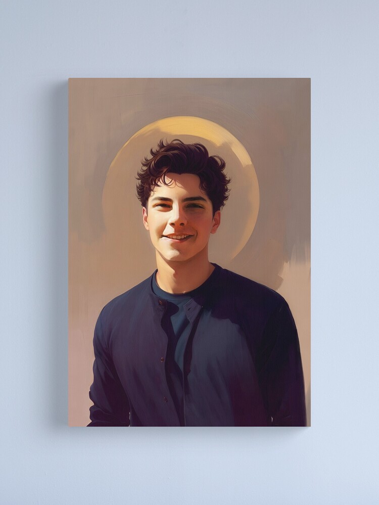 Thumbnail 1 of 3, Canvas Print, Blessed Carlo Acutis, Millennial Saint (soon to be) designed and sold by Varnachitra.