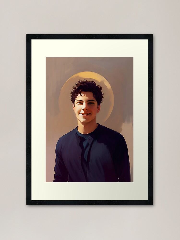 Thumbnail 1 of 7, Framed Art Print, Blessed Carlo Acutis, Millennial Saint (soon to be) designed and sold by Varnachitra.