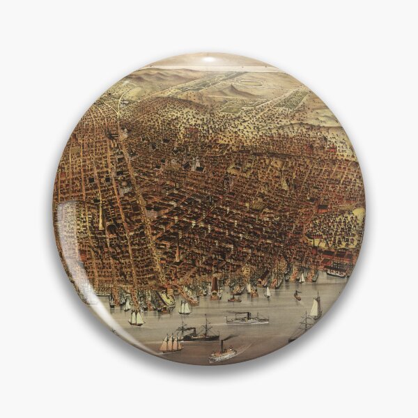 Item preview, San Francisco, California (1878) designed and sold by allhistory.