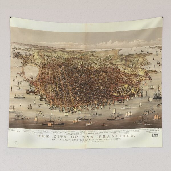 Item preview, San Francisco, California (1878) designed and sold by allhistory.