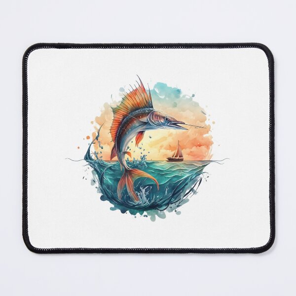 Item preview, Sailfish at open sea designed and sold by Ann Miu Deluxe.