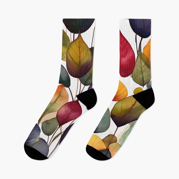 Item preview, Vibrant Autumn Leaf Pattern - A Colorful Nature Tapestry designed and sold by puravidavisions.
