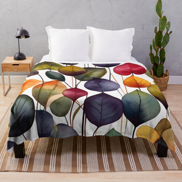 Item preview, Vibrant Autumn Leaf Pattern - A Colorful Nature Tapestry designed and sold by puravidavisions.