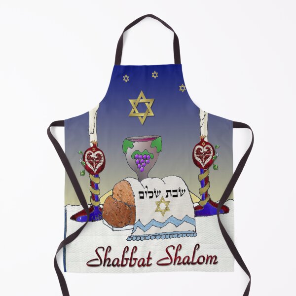 Item preview, Shabbat Shalom Art Print designed and sold by Lee Hiller Designs.