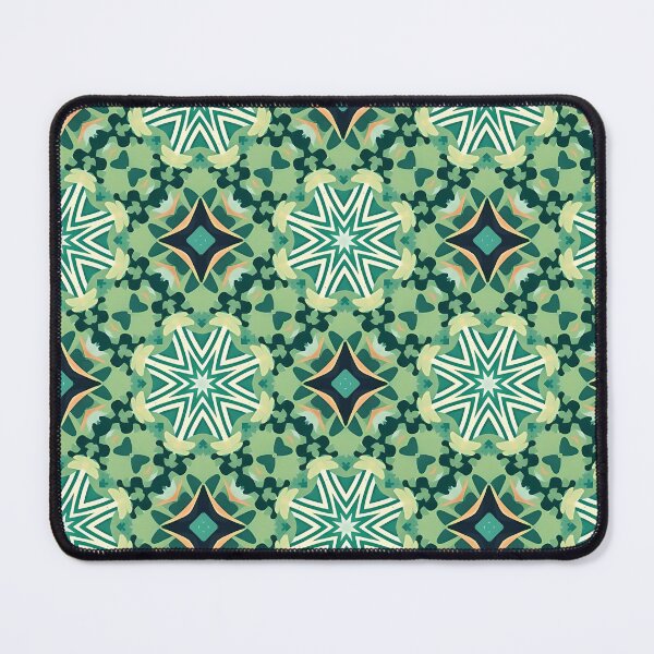 Item preview, Green and black pattern design with a star designed and sold by simaso.
