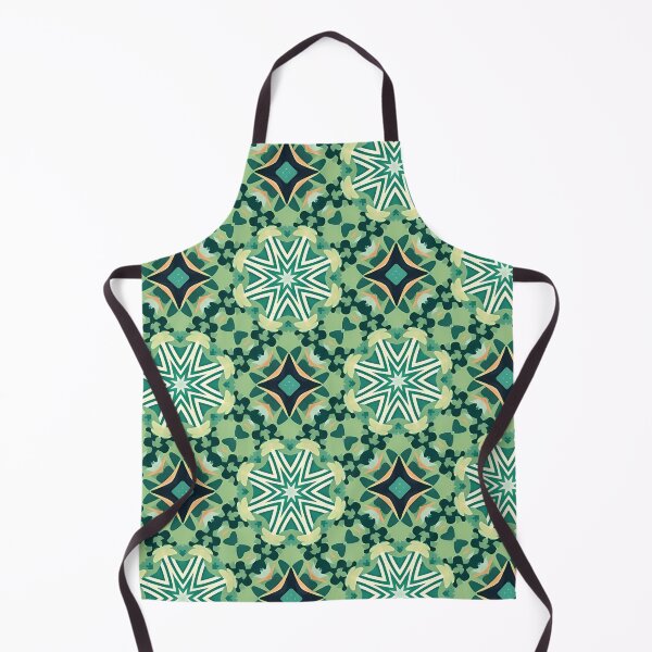 Item preview, Green and black pattern design with a star designed and sold by simaso.