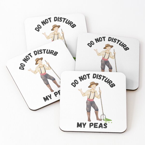 Item preview, Do not disturb my peas, man designed and sold by IFarty.