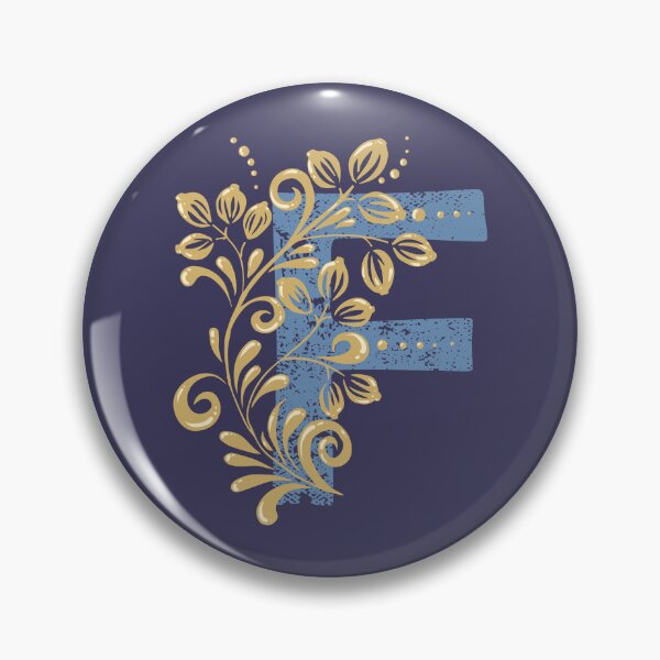 Item preview, F - Vintage Floral Initial Letter designed and sold by Deepness2023.