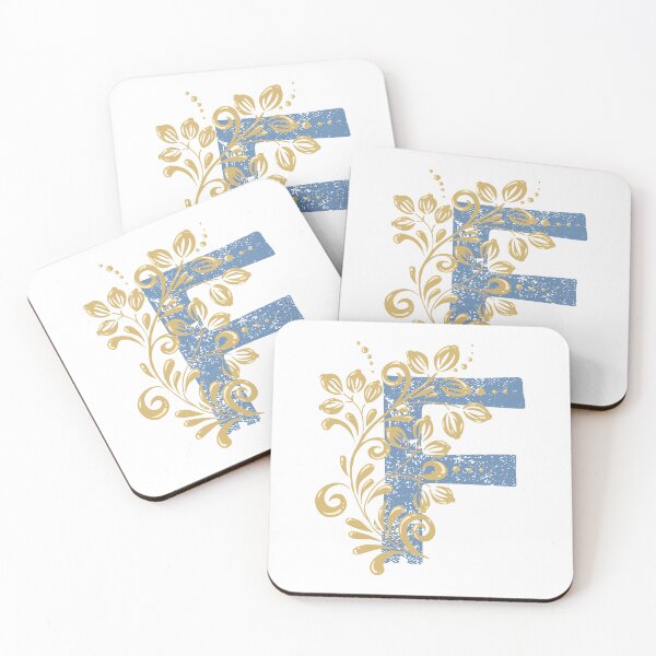 Item preview, F - Vintage Floral Initial Letter designed and sold by Deepness2023.