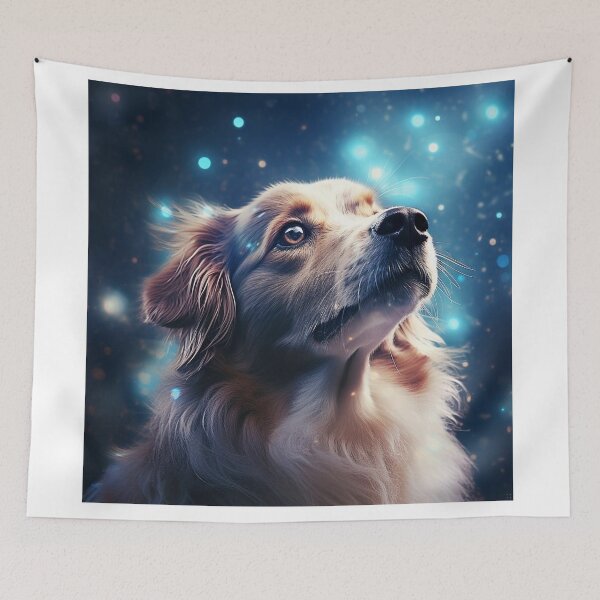 Item preview, Mystical Radiance: A Quasar Sparkle Beyond the Horizon of Understanding in the Halcyon Days of a Dog's Life designed and sold by Christian Weiss.