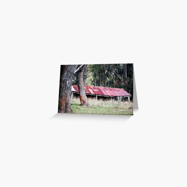 Blue Mountains Barn Greeting Card