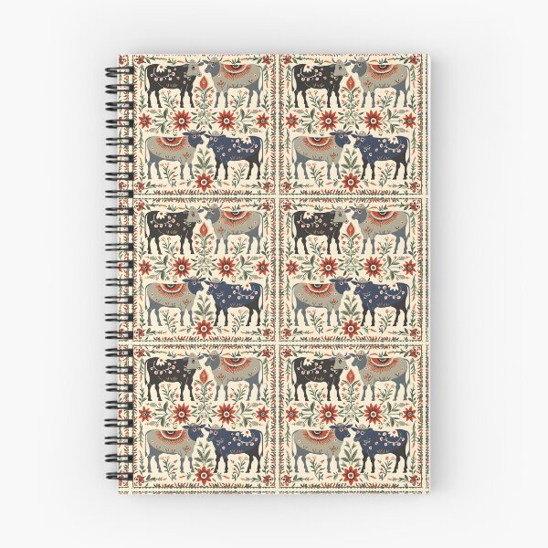 Item preview, Happy folk cows  designed and sold by Folksy Living.