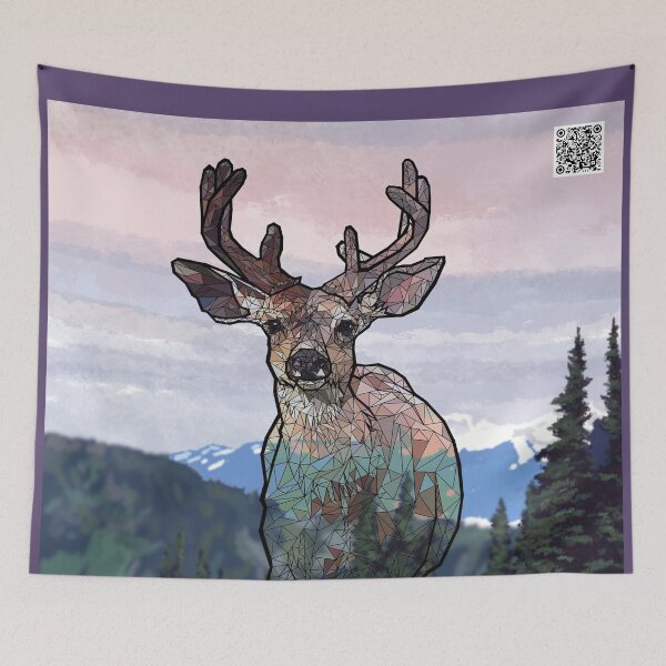 Item preview, Triangle Black-tailed Deer designed and sold by EpicWhizz.