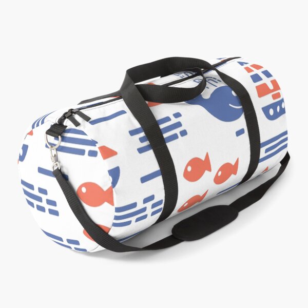 Item preview, Summer retro pattern with fish, whales and sailboats in the sea designed and sold by Deepness2023.