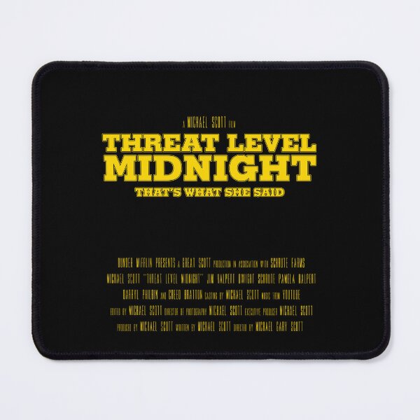 Item preview, Threat Level Midnight 1 designed and sold by AspectsOfDreams.