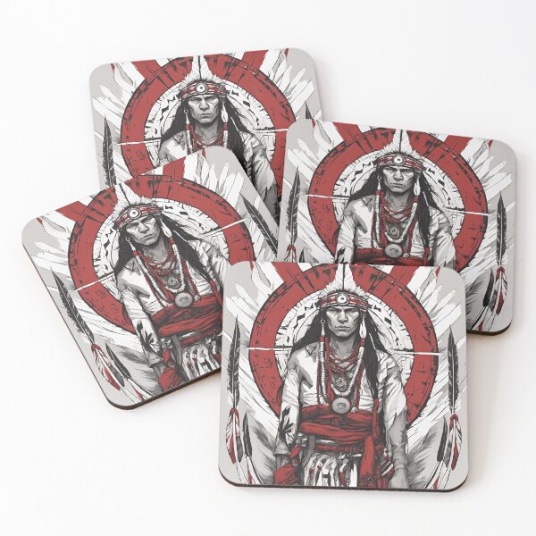 Item preview, Warrior Spirit: Native American Ancestry Art Print designed and sold by MiszungART.