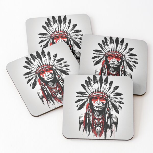 Item preview, Warrior Spirit: Native American Ancestry Art Print designed and sold by MiszungART.