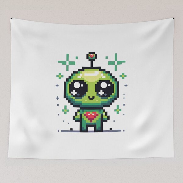 Item preview, Alien Amedee designed and sold by The Unique Geek.
