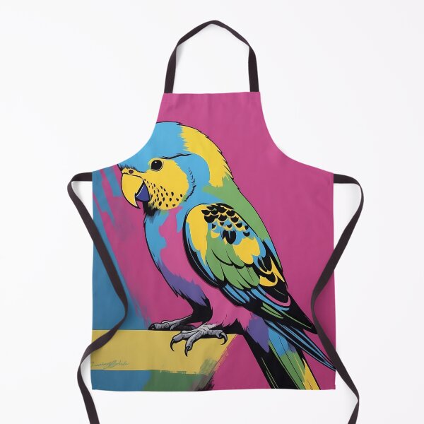 Item preview, Budgie, design in pop art style designed and sold by CreativeSparkzz.