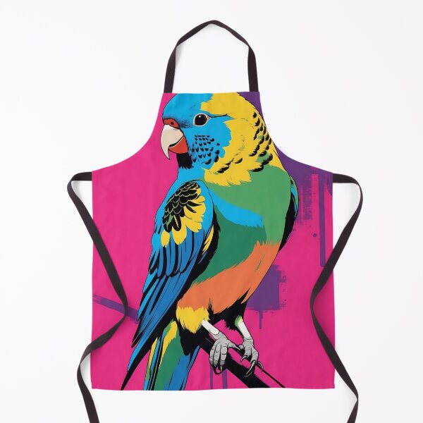 Item preview, Budgie, design in pop art style designed and sold by CreativeSparkzz.