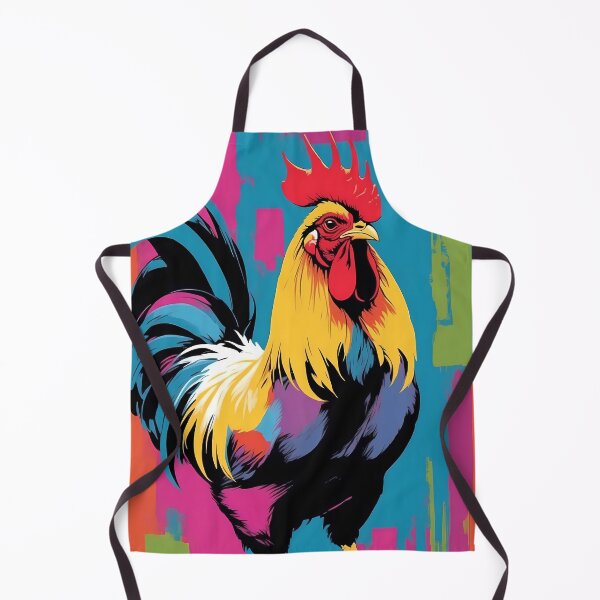 Item preview, Rooster, design in pop art style designed and sold by CreativeSparkzz.