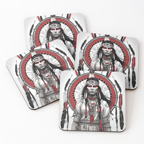 Item preview, Warrior Spirit: Native American Ancestry Art Print designed and sold by MiszungART.