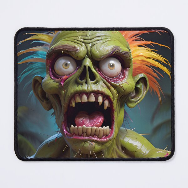 Item preview, Funny Green Zombie Monster designed and sold by TheArtOfPat.